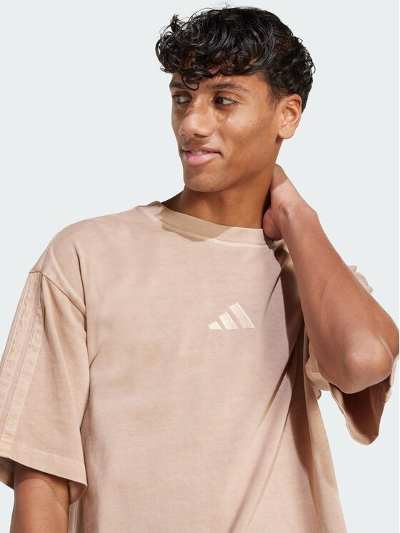 adidas adidas T-Shirt 151821 Brązowy Loose Fit
