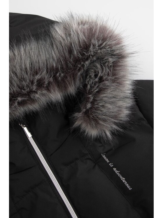 Lemon Explore Lemon Explore Płaszcz zimowy ZL3151101OJG-021 Czarny Regular Fit