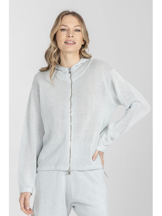 Deni Cler Milano Deni Cler Milano Bluza T-DC-W003-F2-10-51-1 Niebieski Regular Fit