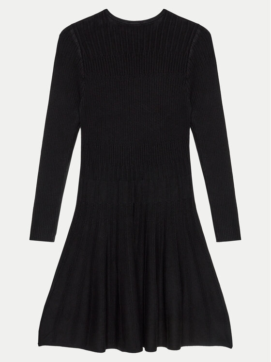 Guess Guess Strickkleid J4YK30 Z2YJ2 Schwarz Regular Fit