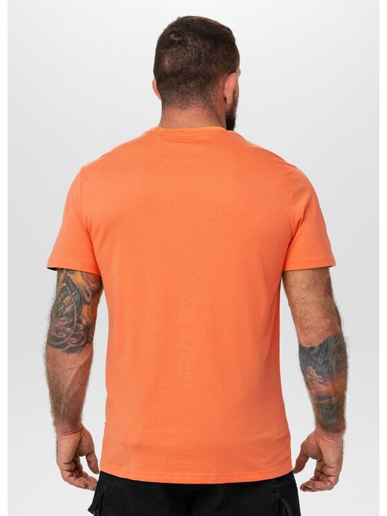 PITBULL PITBULL T-Shirt AUTOMATIC Pomarańczowy Regular Fit