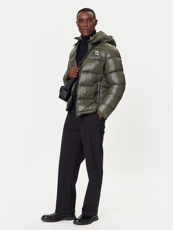 KARL LAGERFELD KARL LAGERFELD Zimné bundy 505022554590 Zelená Regular Fit