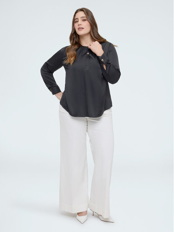 Fiorella Rubino Fiorella Rubino Bluzka 2046T002428N033 Czarny A-Line Fit