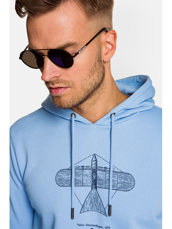 Lancerto Lancerto Bluza Hank Błękitny Regular Fit