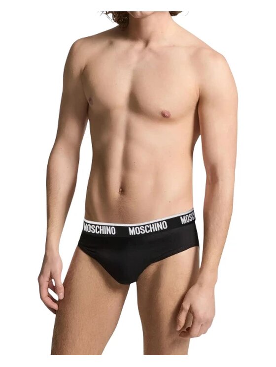 MOSCHINO MOSCHINO Set di 2 slip 2pack moschino black Nero
