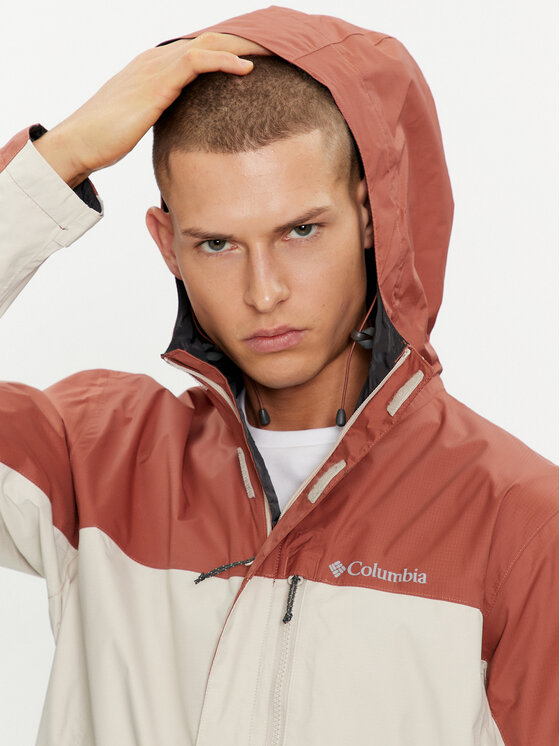 Columbia Columbia Regenjacke Pouring Adventure™ II 1760061 Beige Regular Fit