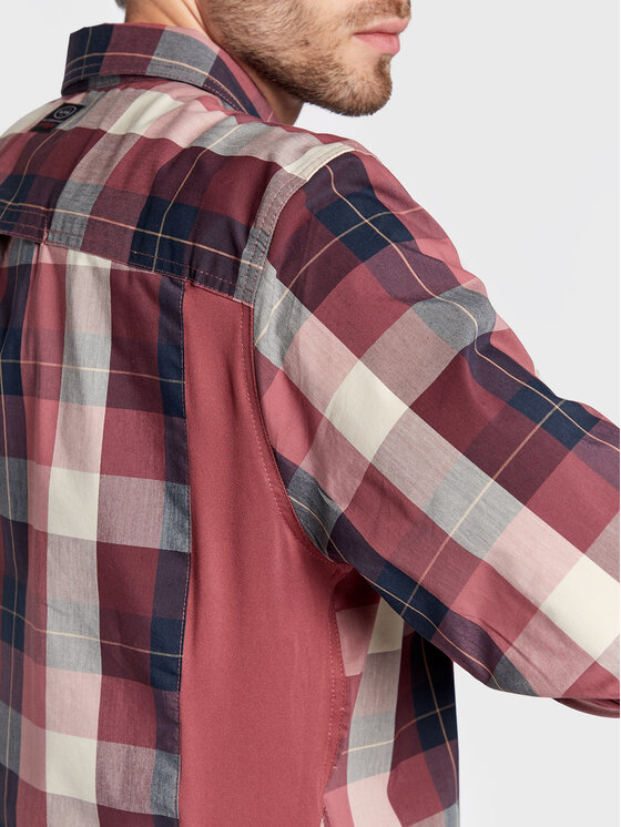 Wrangler Wrangler Krekls WA5B5R17G 112324306 Bordo Regular Fit