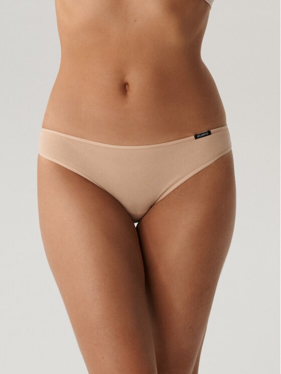Atlantic Atlantic Figi klasyczne folded elastic sport Beżowy