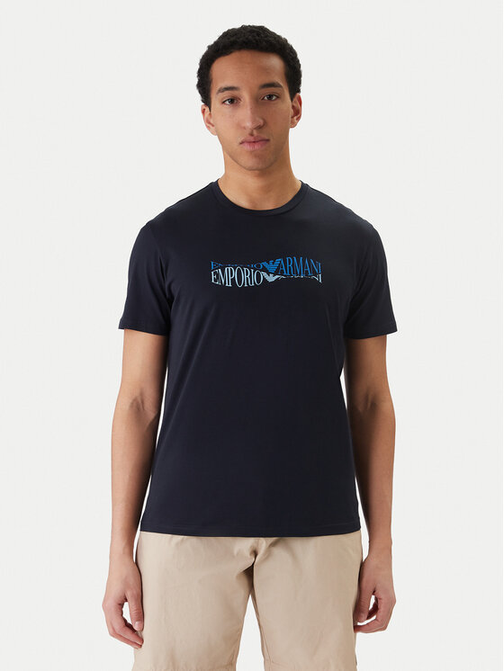 Emporio Armani Emporio Armani Marškinėliai EM000574 AF20451 FB335 Mėlyna