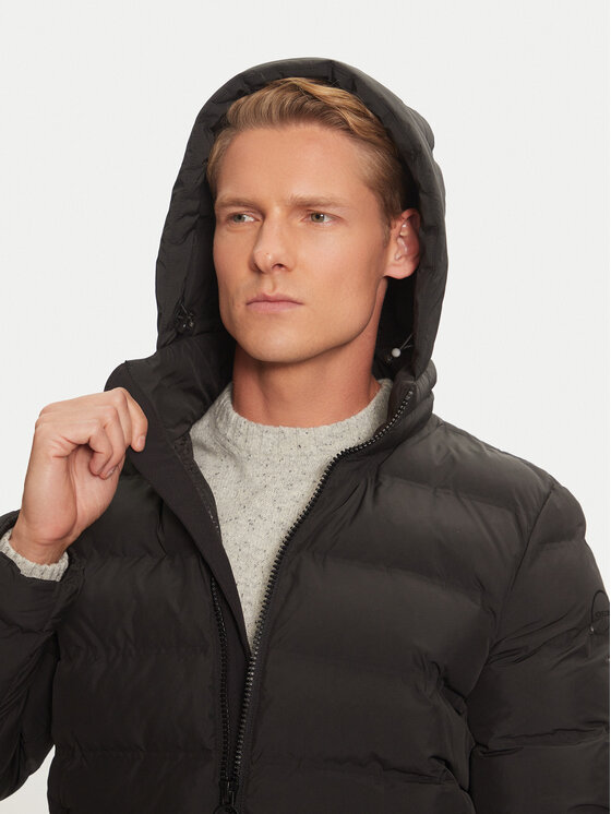 Geox Geox Зимно яке Spherica M4629C T3128 F9000 Черен Regular Fit