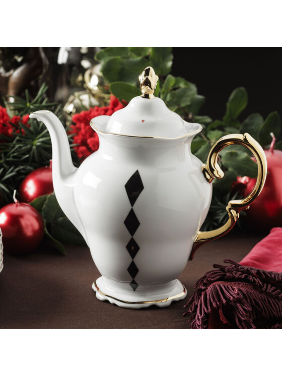 Ćmielów Ćmielów Dzbanek Dama Kier Biały