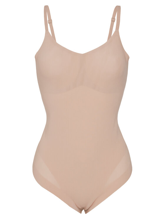 Calvin Klein Underwear Calvin Klein Underwear Formuojantis bodis su šortukais LV00QF8295 Smėlio