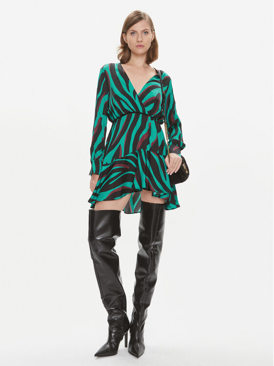 PINKO PINKO Sukienka koktajlowa Akihiro 102046 A1B7 Turkusowy Regular Fit