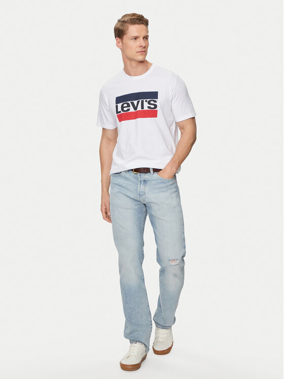 Levi's® Levi's® Tričko Sportswear Logo Graphic 39636-0000 Biela Regular Fit