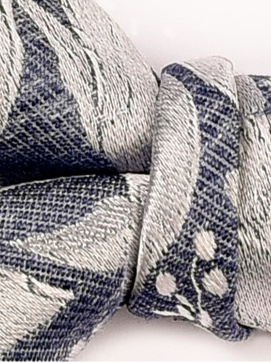 ELSNER ELSNER Παπιγιόν BUTTERFLY Z JEDWABNEGO ŻAKARDU A5226 Γαλάζιο