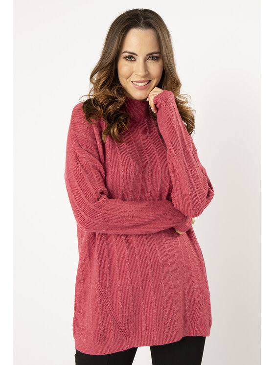 QUIOSQUE QUIOSQUE Svetr Quiosque 6NL002543 Růžová Regular Fit