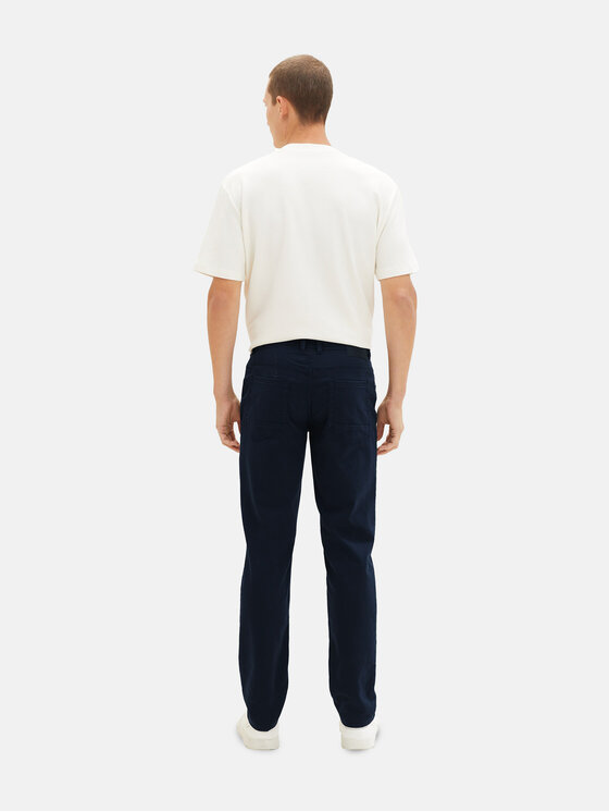Tom Tailor Tom Tailor Pantaloni di tessuto 1037552 Blu scuro Regular Fit