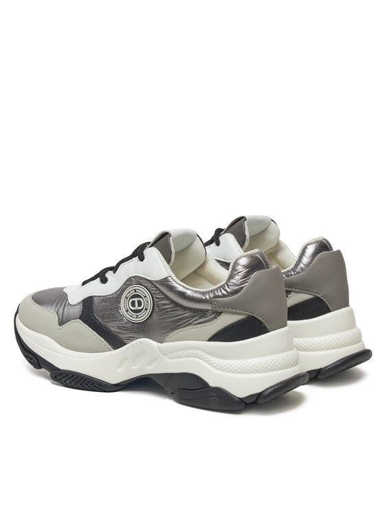 TWINSET TWINSET Laisvalaikio batai 242TGT18C Sidabrinė