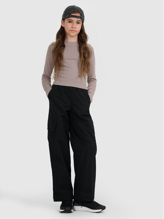 4F 4F Spodnie dresowe BLUE VACATION Czarny Oversize