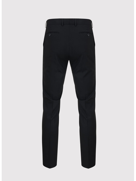 Pako Lorente Pako Lorente Spodnie garniturowe P000B-6G-008 Czarny Super Slim Fit