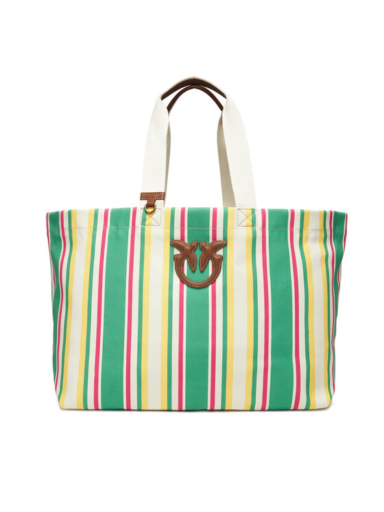 Geantă PINKO Shopping Bag Extra PE 25 PLTT 104754 A2G5 Verde