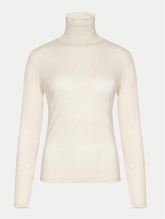 Vila Vila Rollkragenpullover Jolini 14102279 Écru Slim Fit