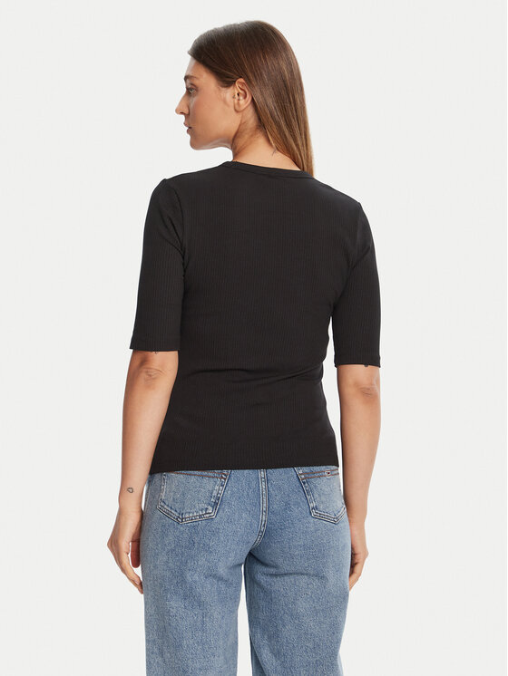 Tommy Hilfiger Tommy Hilfiger Halenka WW0WW47308 Černá Slim Fit
