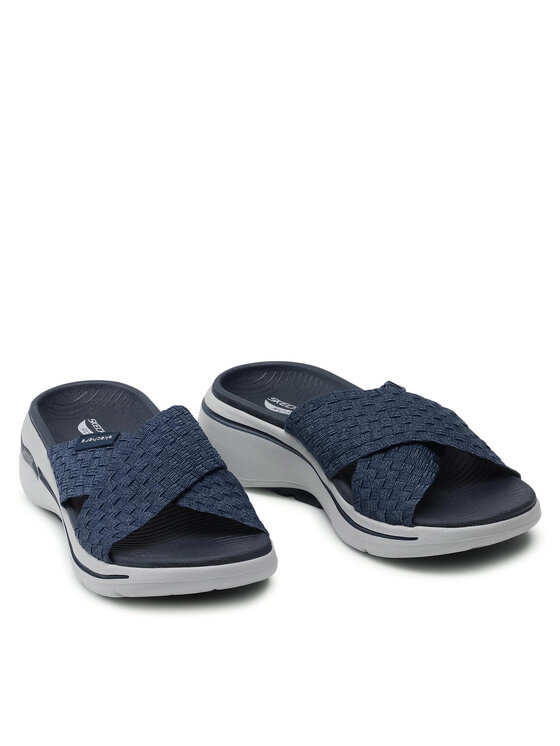 Skechers GOwalk Flex Arch Fit Vegan Washable Slide Sandals - Sweet