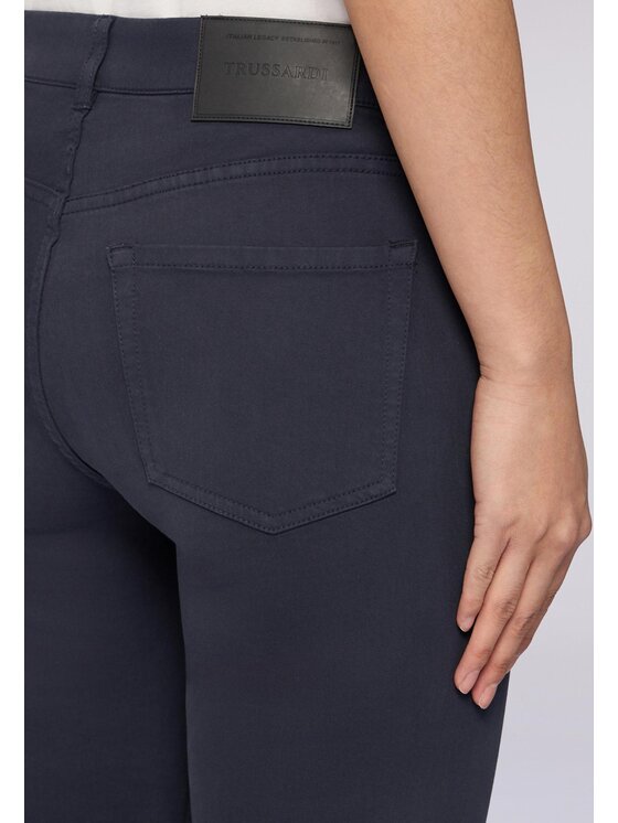 Trussardi Trussardi Pantaloni di tessuto P7019100290N034 Celeste Slim Fit