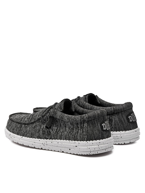 Hey Dude Hey Dude Mokasīni Wally Sport Knit 40536-066 Melns