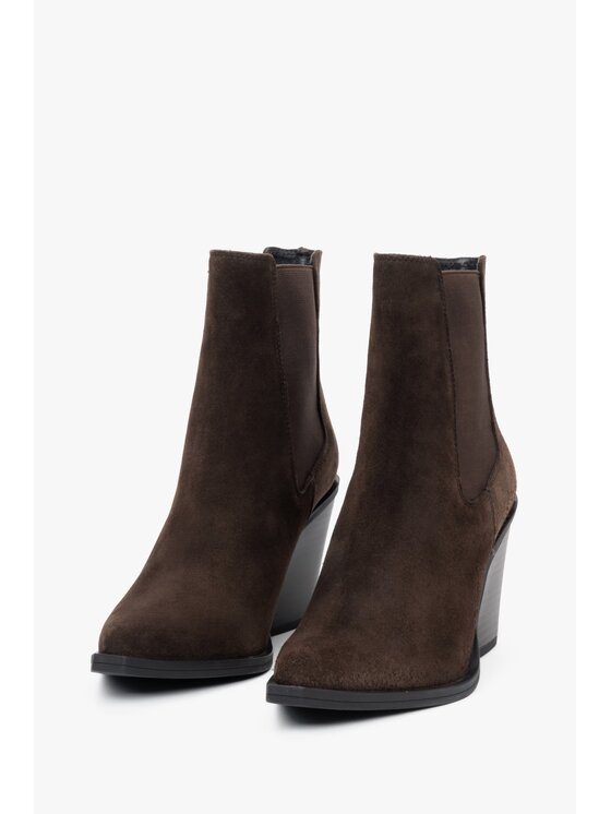 Estro Estro Καουμπόικες Μπότες & Μποτάκια ER00119346 Καφέ