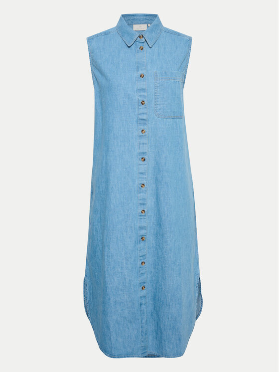 Kaffe Kaffe Jeans haljina Louise 10508518 Plava Regular Fit