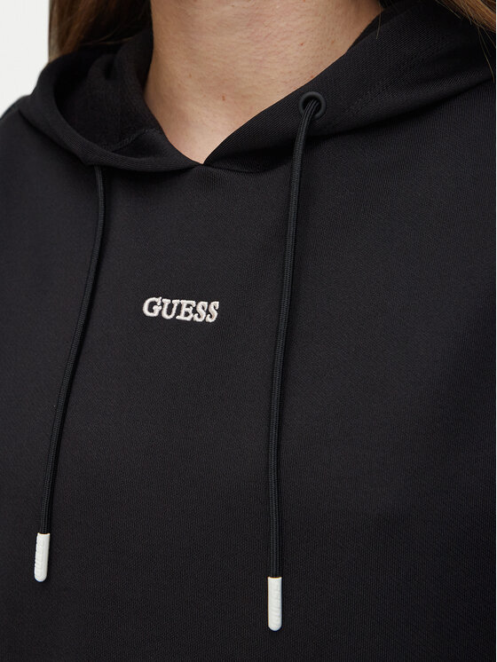 Guess Guess Μπλούζα V6BQ17 K6354 Μαύρο Oversize