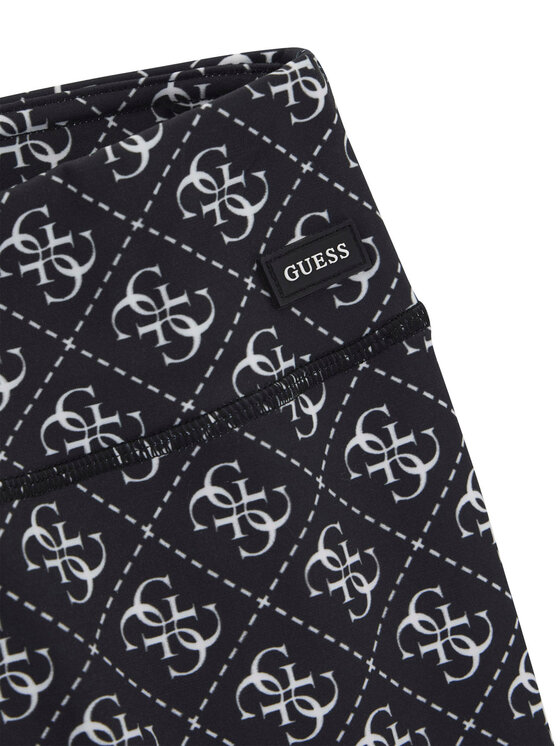 Guess Guess Colanți J6RB04 MC01P Negru Slim Fit