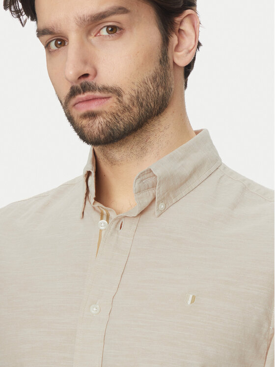 Jack&Jones Jack&Jones Košeľa Summer 12274599 Béžová Regular Fit