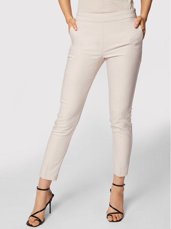 Morgan Morgan Stoffhose 211-PROSY.F Beige Slim Fit