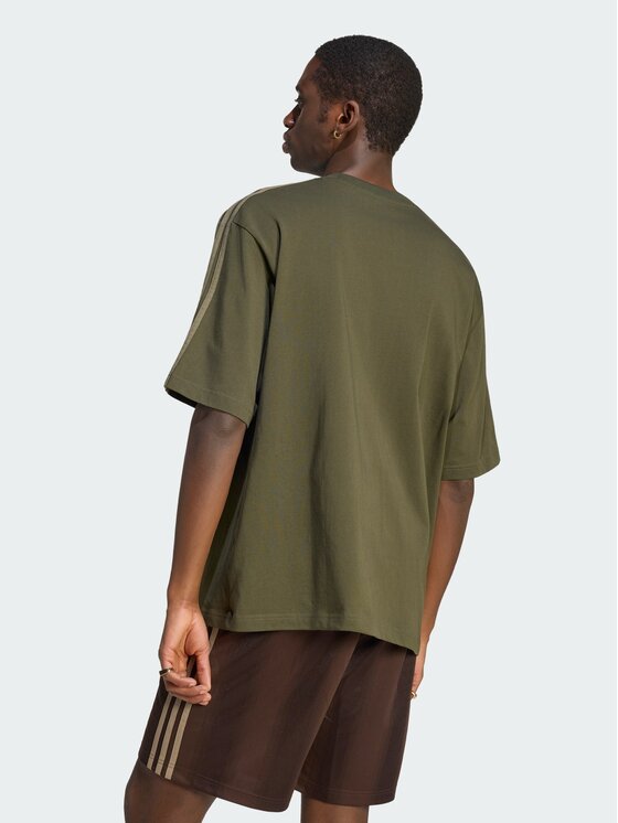 adidas adidas T-Shirt 159141 Zielony Oversize