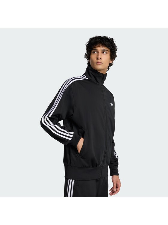 adidas adidas Μπλούζα Firebird KD8312 Μαύρο Loose Fit