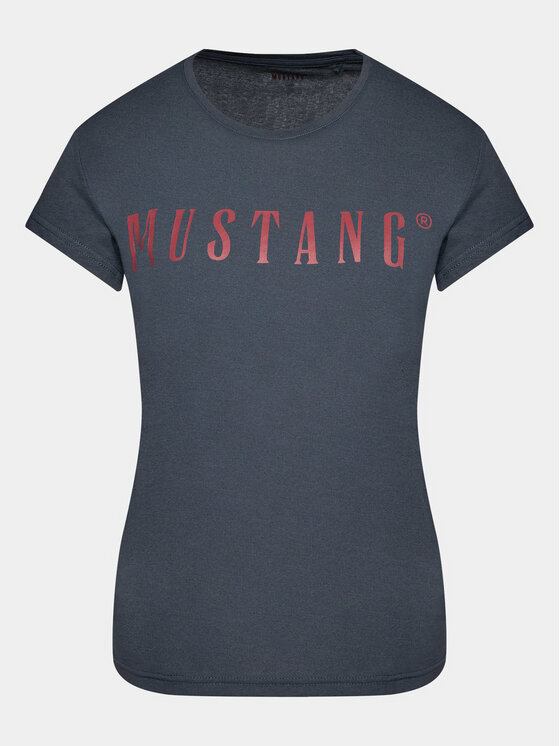 Mustang T Shirt Alina 1013222 Tmavomodr Regular Fit Modivo.cz