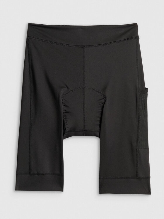 4F 4F Szorty rowerowe ALTERNATIVE PATH Czarny Slim Fit