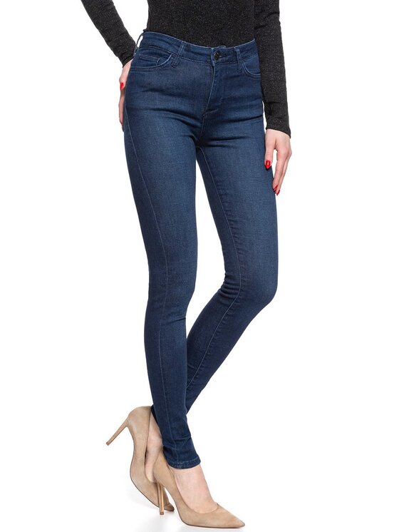 Mustang Mustang Jeansy ZOE SUPER SKINNY Niebieski Skinny Fit