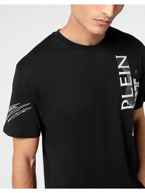 Plein Sport Plein Sport T-Shirt 10217 Czarny Regular Fit
