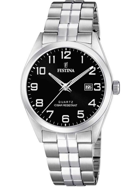 Festina Festina Zegarek F20437/4 Srebrny