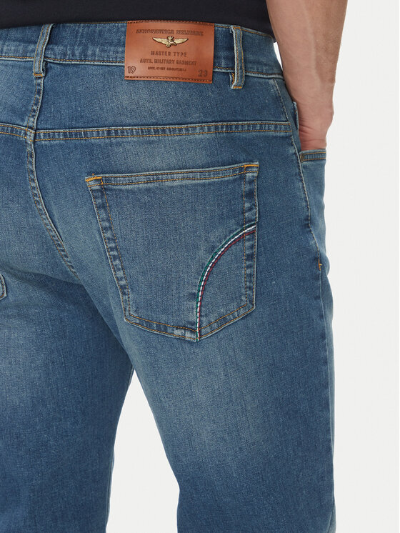 Aeronautica Militare Aeronautica Militare Jeans hlače 251PJ205CT3528 Modra Regular Fit