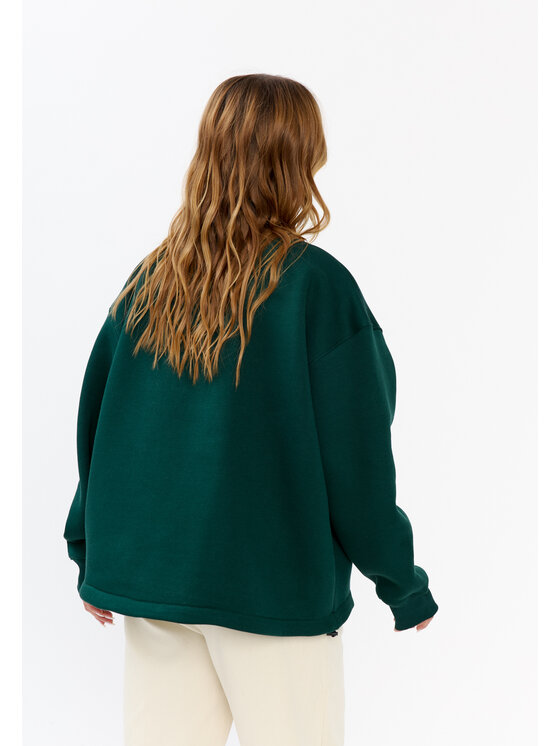 Mirons Mirons Bluza soft Zielony Oversize