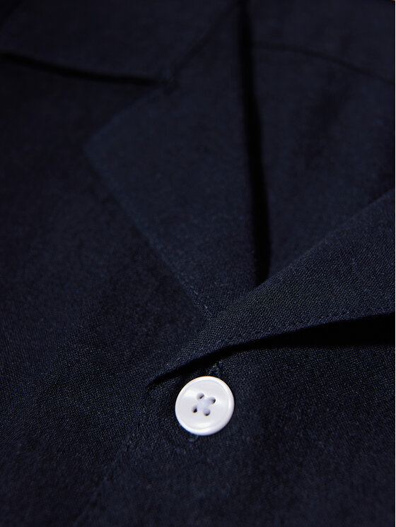 Lindbergh Lindbergh Πουκάμισο 30-203319 Μαύρο Relaxed Fit