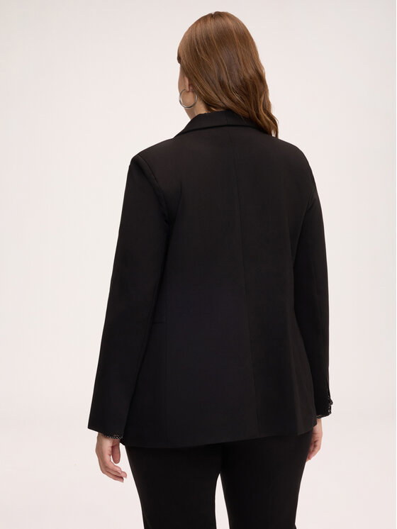 Fiorella Rubino Fiorella Rubino Marynarka Q064T000318N033 Czarny Regular Fit