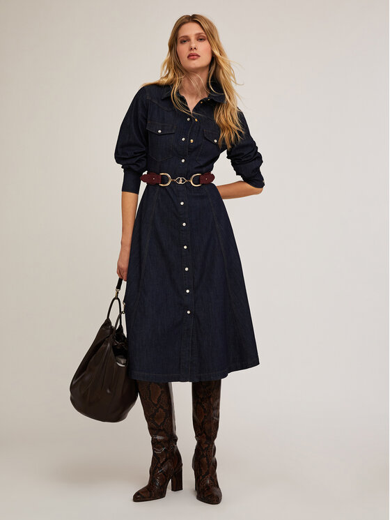 Motivi Motivi Vestito da giorno 7009Q203112N034 Blu Regular Fit