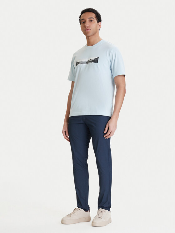 Jack & Jones Jack & Jones Tričko Fusion 12289870 Svetlo modrá Relaxed Fit