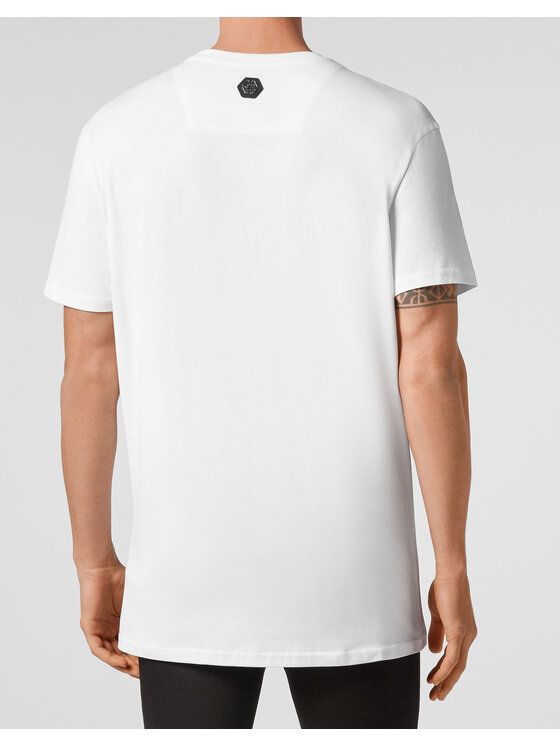 PHILIPP PLEIN PHILIPP PLEIN Tričko 7477 Biela Regular Fit
